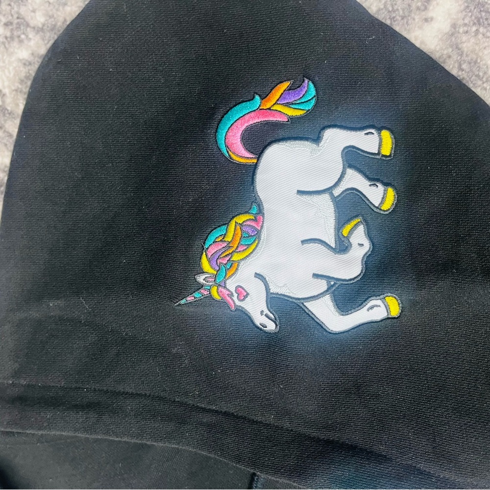 Ripndip Black Hoodie with colorful embroidery - Picture 3 of 5